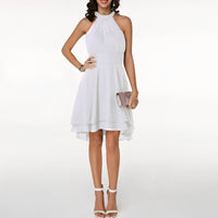 Women’s Elegant Halter Neck Midi Dress