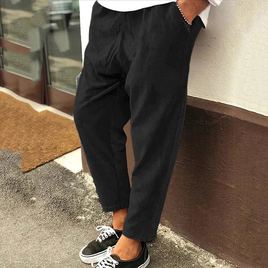 Dallas | Men’s Elastic Waist Straight Leg Pants
