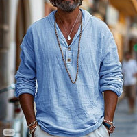 Quincy | Men’s Henley Long Sleeve Shirt