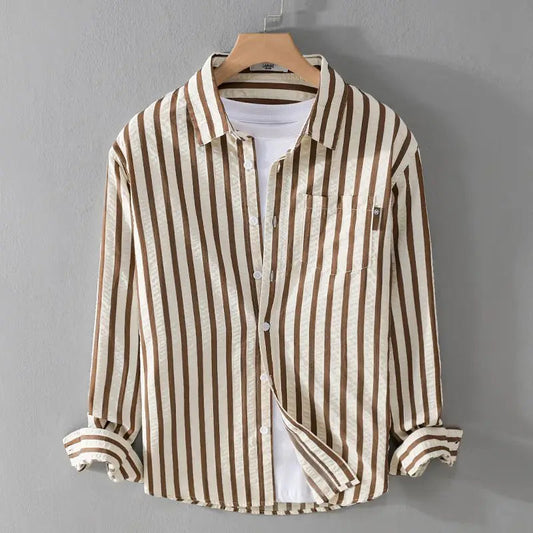 Philip | Men’s Striped Long Sleeve Shirt
