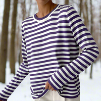 Women’s Striped Long Sleeve Top