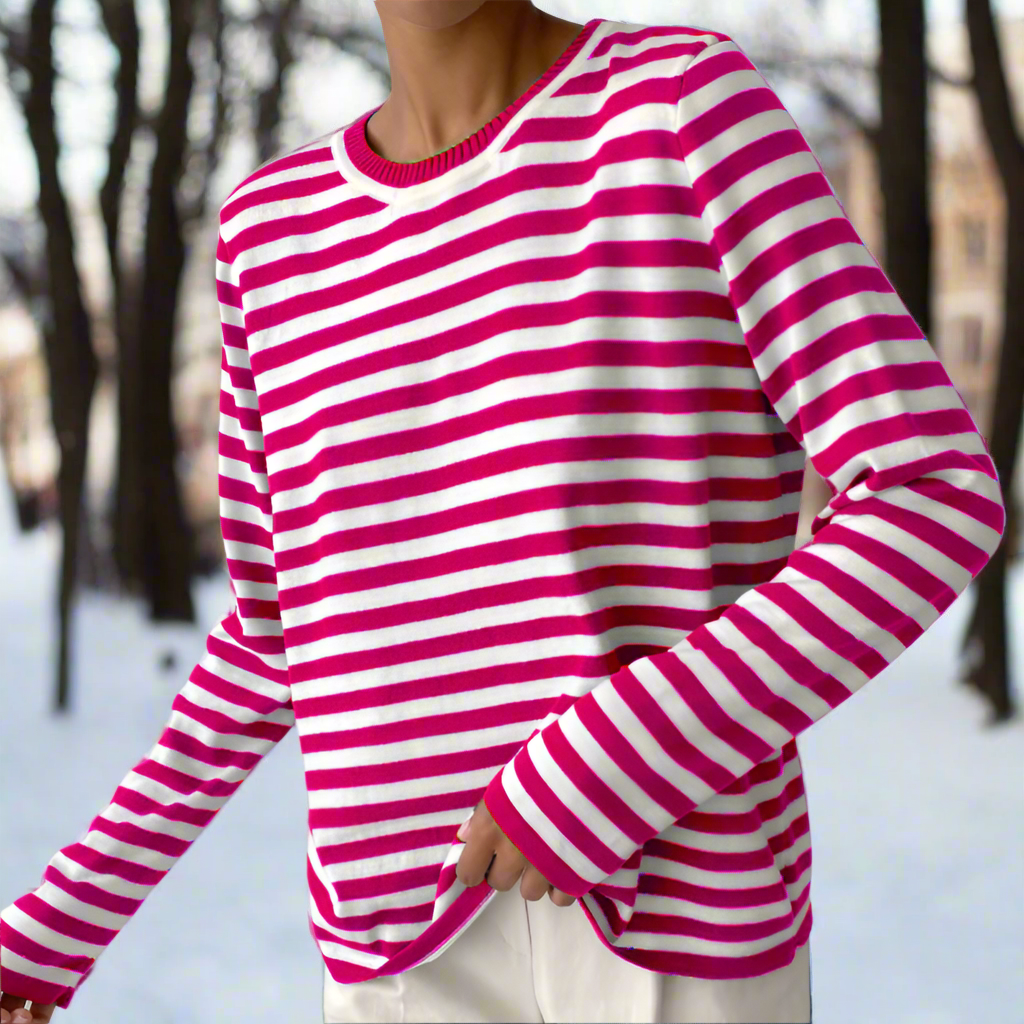 Women’s Striped Long Sleeve Top