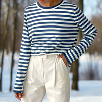 Women’s Striped Long Sleeve Top