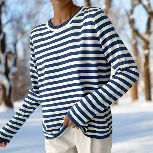 Women’s Striped Long Sleeve Top